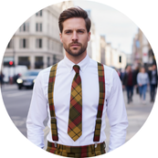 Kilt Tartan Tie