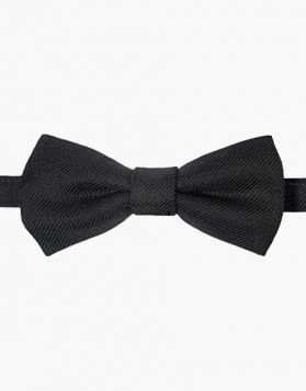 Traditional Black Tartan Bow Tie