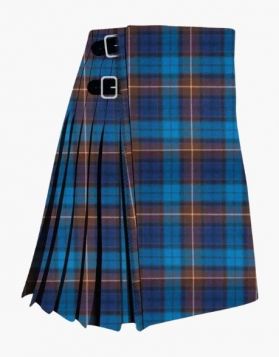 Buchanan Blue Tartan Kilt - Front Image 