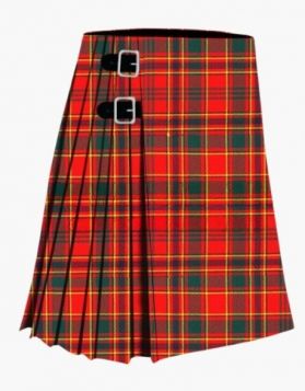 Buchanan Blue Tartan Kilt - Front Image 