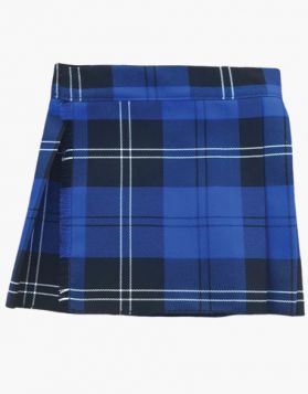 Handmade Kids Ramsay Blue Tartan Kilt - Front Image 