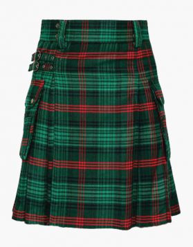 Mens Rose Hunting Tartan Utility Kilt