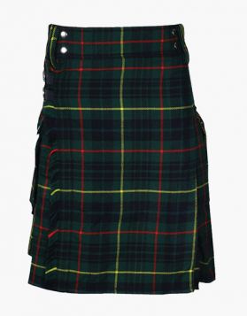 Modern Hunting Stewart Tartan Utility Kilt - Front Image