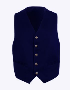 Navy Blue Argyll Kilt Vest