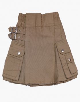 LAUTREAMONT GAULTIER BLACK UTILITY KILT