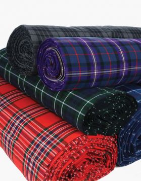 Tartan Plaid Fabrics by the yard - 16 oz Tartan