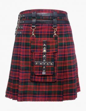 Traditional Macdonald Tartan Utility Kilt