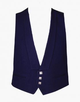 Traditional Navy Blue Prince Charlie Vest