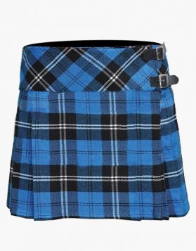  Women Ramsay Blue Tartan Mini Kilt