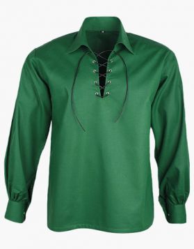Green Jacobite Ghillie Shirt- Front Image