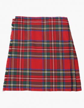 Baby Royal Stewart Tartan Kilt- Front Image