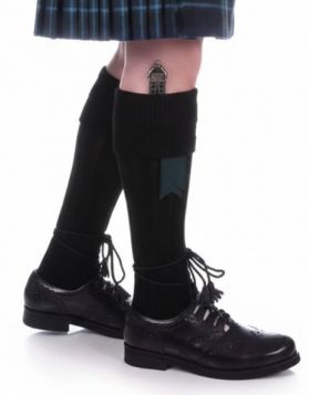 Black Kilt Socks 