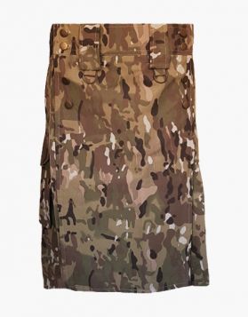 Camo Duty Tactical Kilt- Front Image