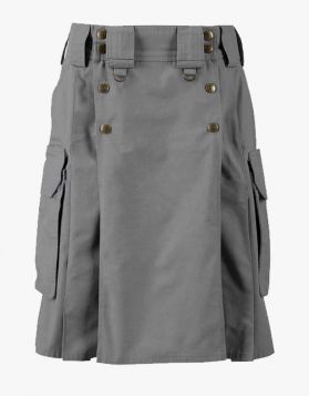 Grey Combat Tactical Utility Kilt