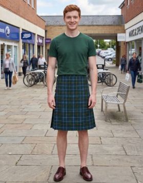 Henderson Tartan Kilt, Versatile Everyday Highland Kilt