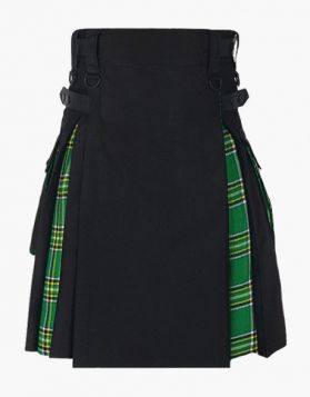  Irish Green Hybrid kilt- Front Image 