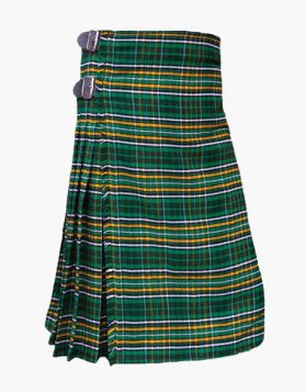 Irish National Tartan Kilt- Front Image 