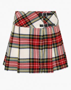 Ladies Dress Stewart Tartan Kilt- Front Image