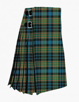 Mens MacLellan Tartan Kilt - Front Image