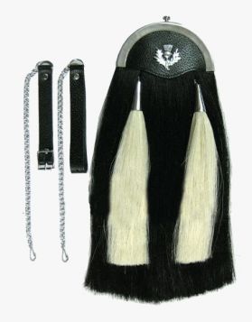 REAL HORSE HAIR Kilt SPORRAN