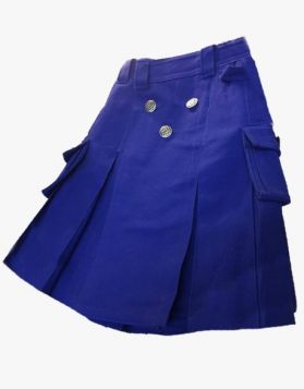 Royal Blue Baby Utility Kilt-UK