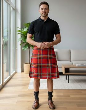 Royal Stewart Tartan Kilt- Front Image 
