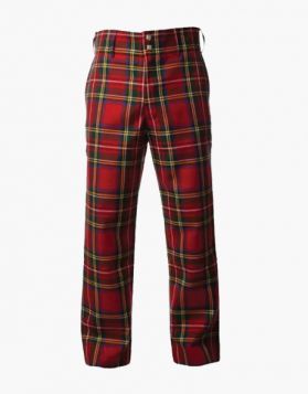 Royal Stewart Tartan Trousers - Front Image 