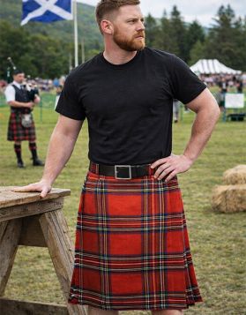 Royal Stewart Tartan Kilt- Front Image