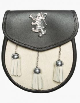 White Goat Fur Uility Kilt Sporrans