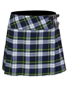 Women Dress Gordon Short Tartan Kilt - Front Image 