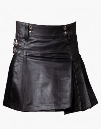 modern-black-mini-leather-kilt