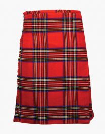 Royal Stewart Men's 5-Yard Scottish Kilt – 13oz Acrylic Tartan, Adjustable Straps, 24" Length, Machine Washable - View #4