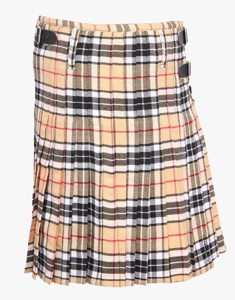 Camel Thomson Tartan Kilt
