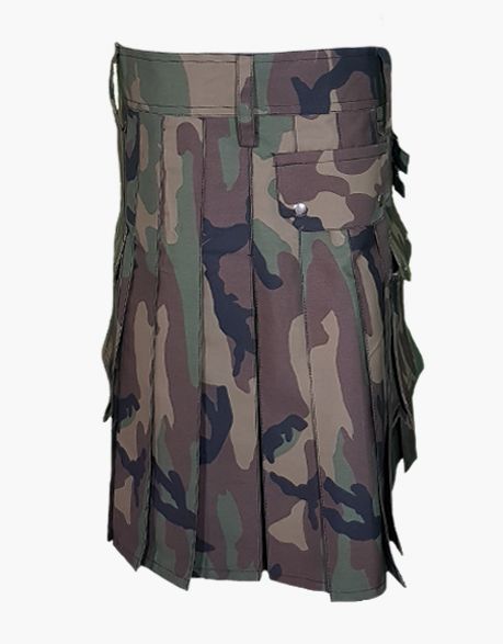 Woodland Camo Tactical Utility Kilt